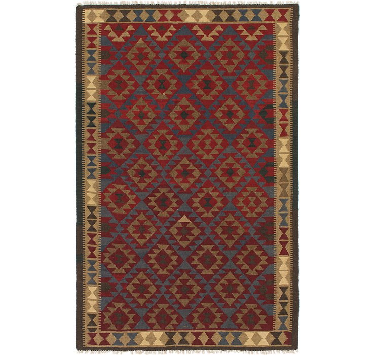 5' 6 x 8' 4 Kilim Maymana Rug