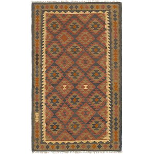 Unique Loom 5' 2 x 8' 8 Kilim Maymana Rug
