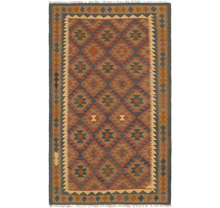 5' 2 x 8' 8 Kilim Maymana Rug