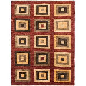 Unique Loom 6' x 8' Modern Ziegler Rug