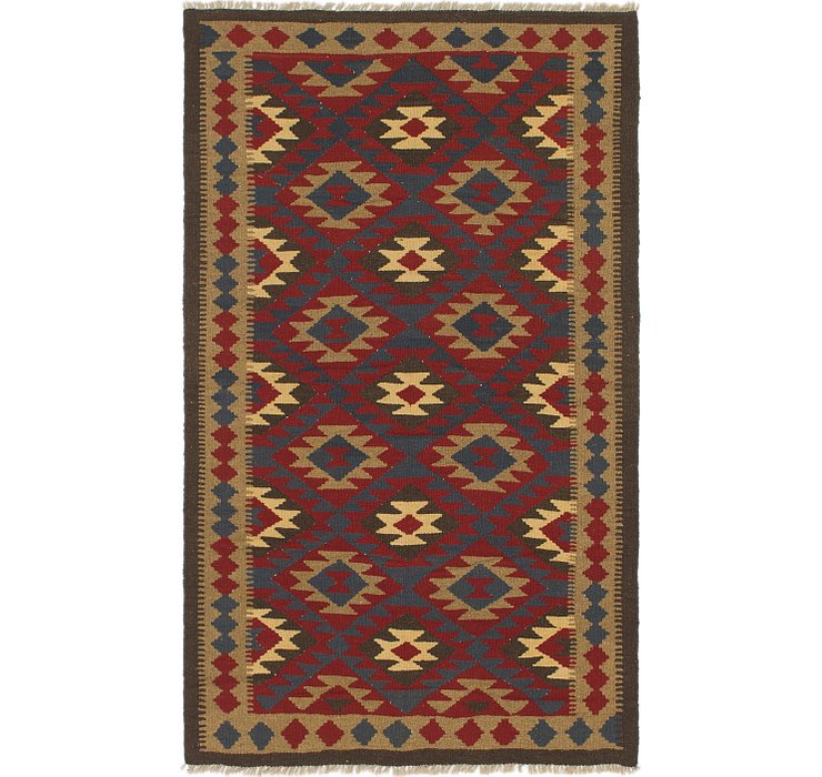 5' x 8' 3 Kilim Maymana Rug