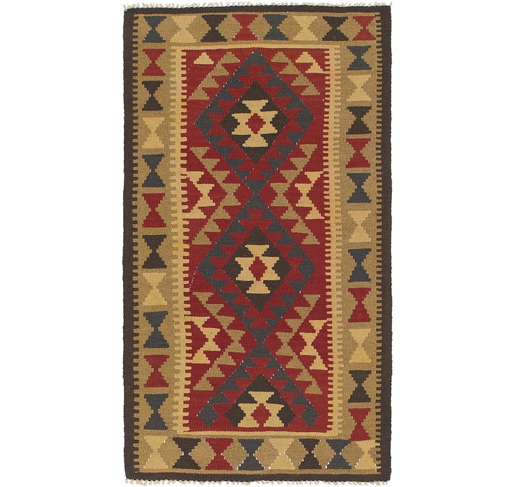 107cm x 190cm Kilim Maymana Rug