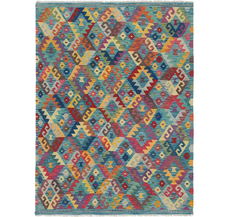 5' x 6' 7 Kilim Maymana Rug