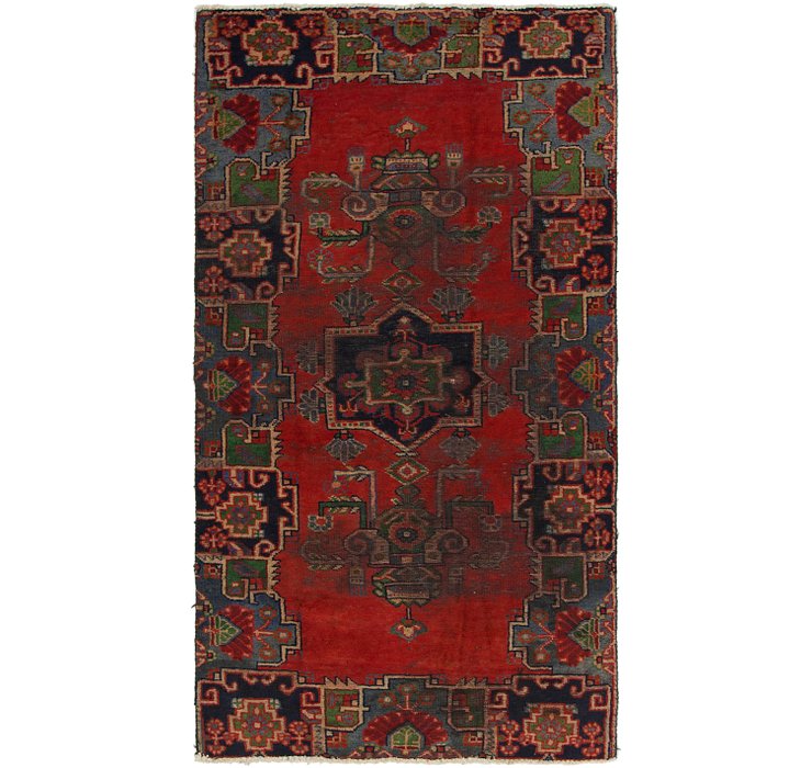 3' 8 x 7' 2 Hamedan Persian Rug
