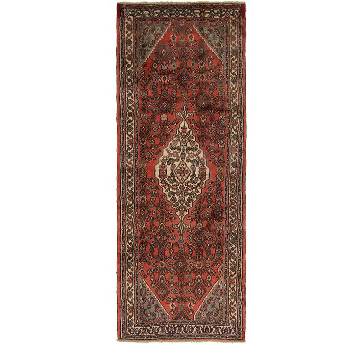 3' 7 x 9' 5 Hamedan Persian Runner ...