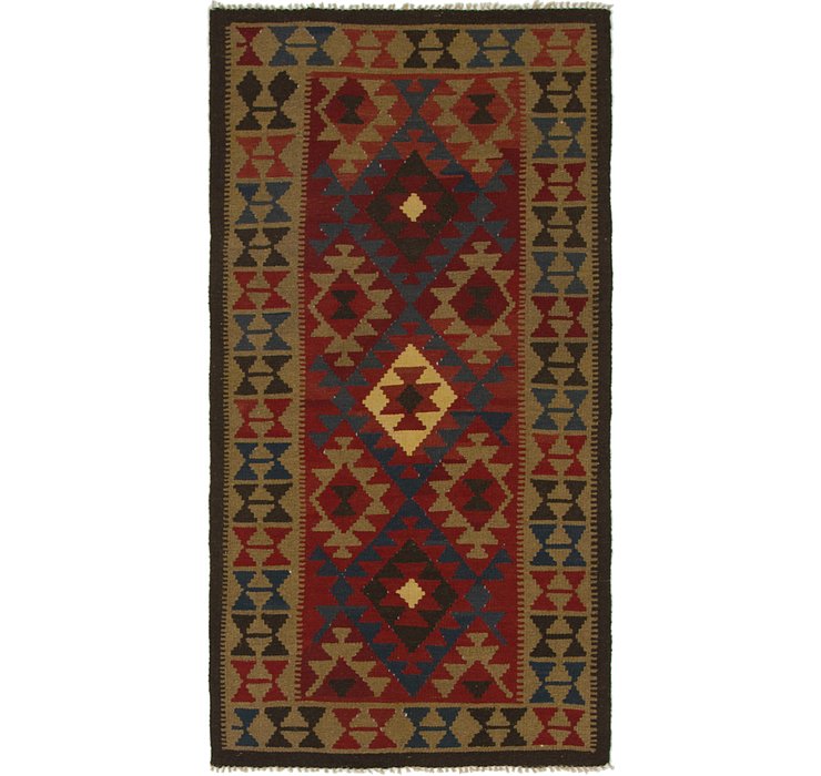 3' 7 x 6' 10 Kilim Maymana Rug