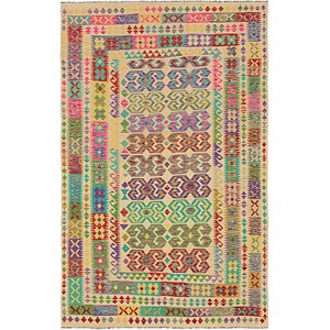 6' 4 x 9' 10 Kilim Maymana Rug