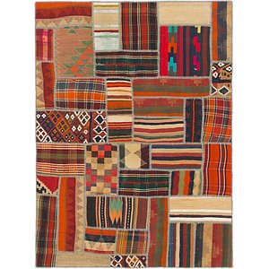 5' x 6' 8 Kilim Patchwork Rug