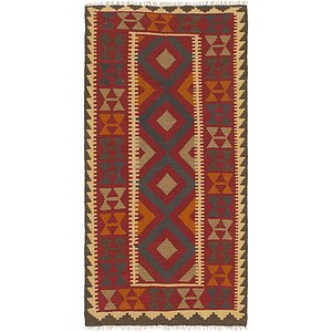 102cm x 203cm Kilim Maymana Runner Rug