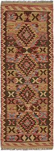 2' 4 x 6' 4 Kilim Maymana Runner Rug