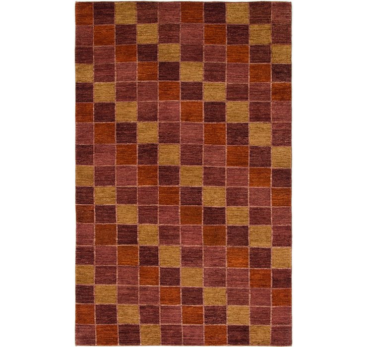 5' 2 x 8' 3 Kashkuli Gabbeh Rug