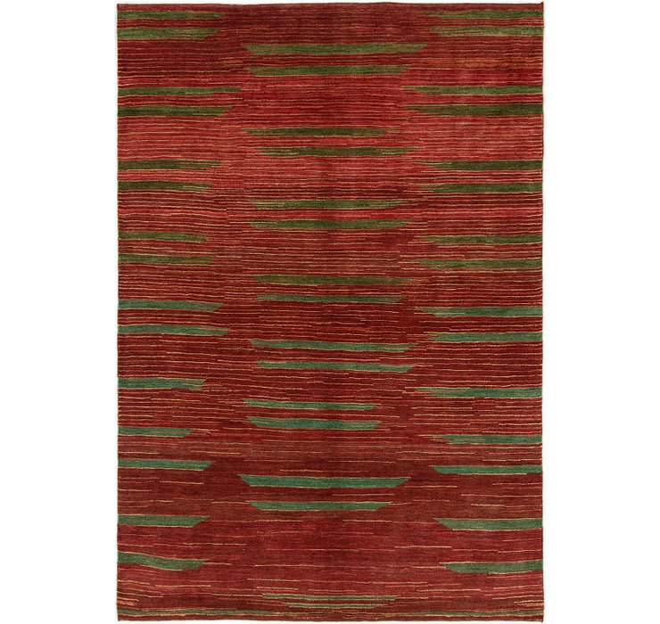 5' 7 x 8' Kashkuli Gabbeh Rug