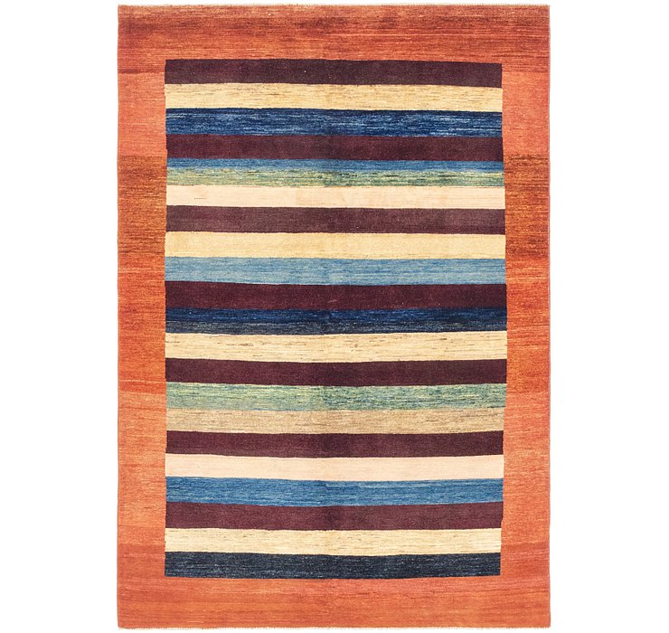 5' 4 x 8' Kashkuli Gabbeh Rug