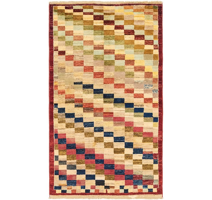 3' 1 x 5' 5 Kashkuli Gabbeh Rug