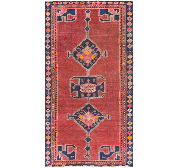 4' 5 x 8' 8 Shiraz Persian Runner Rug