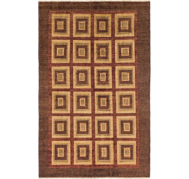 5' 6 x 8' 9 Kashkuli Gabbeh Rug