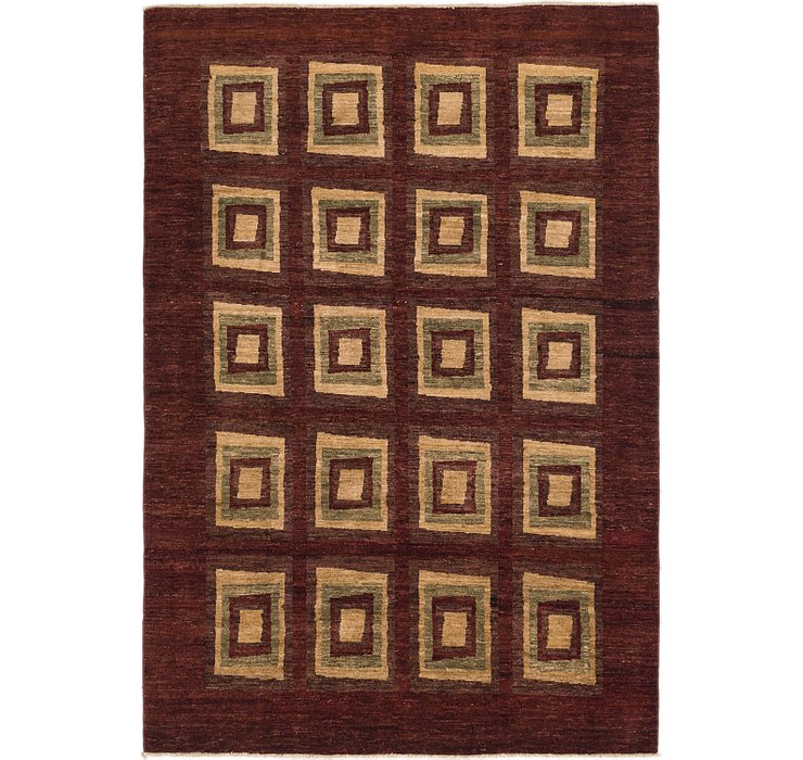 6' 2 x 9' Kashkuli Gabbeh Rug