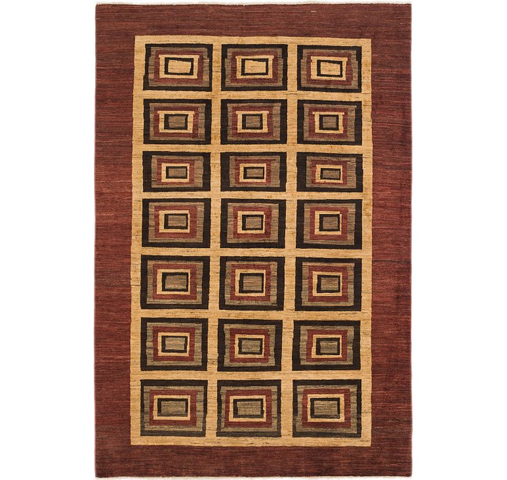 6' x 8' 10 Kashkuli Gabbeh Rug