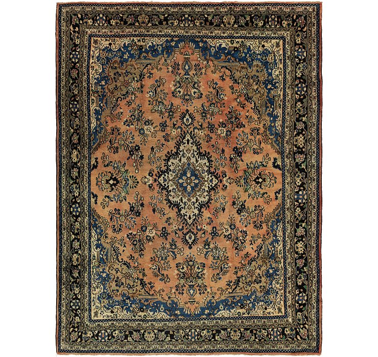 9' 10 x 13' Hamedan Persian Rug