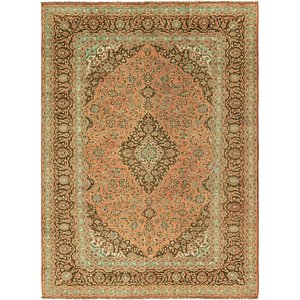8' 2 x 11' 6 Kashan Persian Rug