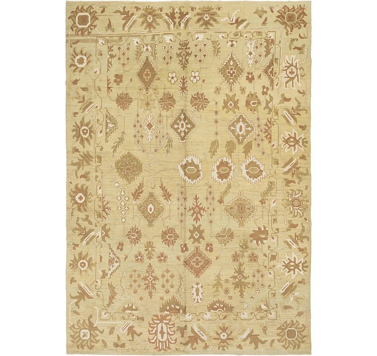 HandKnotted 13' 2 x 19' 2 Oushak Rug