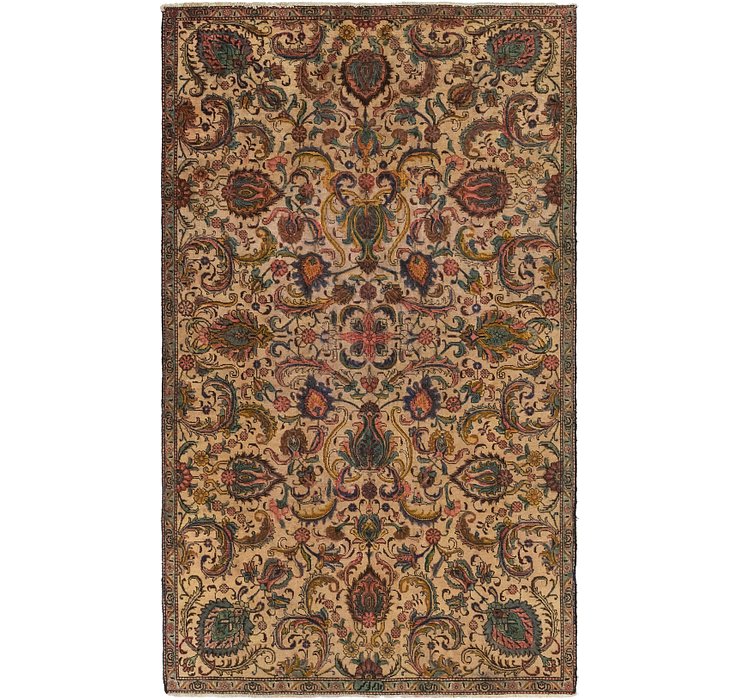 5' 7 x 9' 6 Tabriz Persian Rug