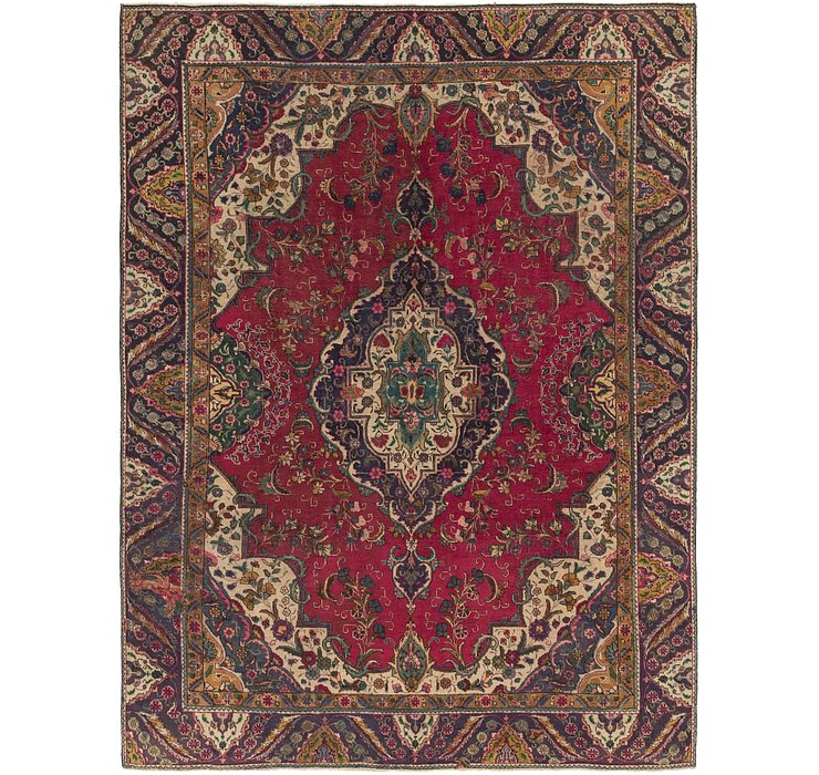 9' x 12' Tabriz Persian Rug