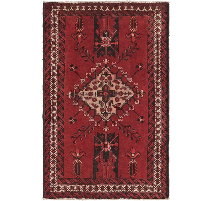 4' x 6' 4 Ferdos Persian Rug
