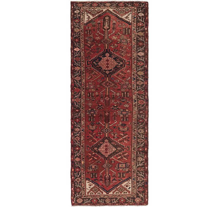 3' 4 x 9' 5 Hamedan Persian Runner ...