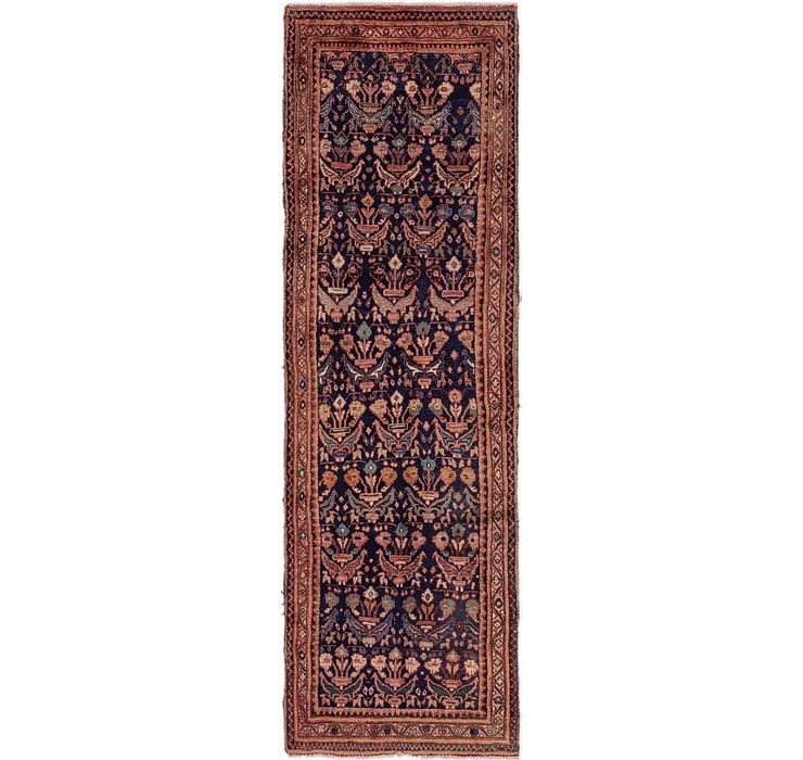 HandKnotted 3' 8 x 9' 8 Farahan Persian Runner ...