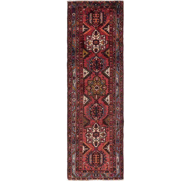 3' 5 x 10' 9 Gharajeh Persian Runner...