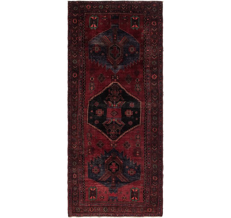 4' 4 x 10' 4 Sirjan Persian Runner Rug