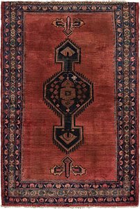 4' 3 x 6' 8 Hamedan Persian Rug