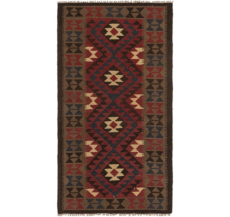 3' 4 x 6' 4 Kilim Maymana Runner Rug