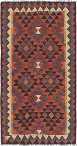 102cm x 190cm Kilim Maymana Rug
