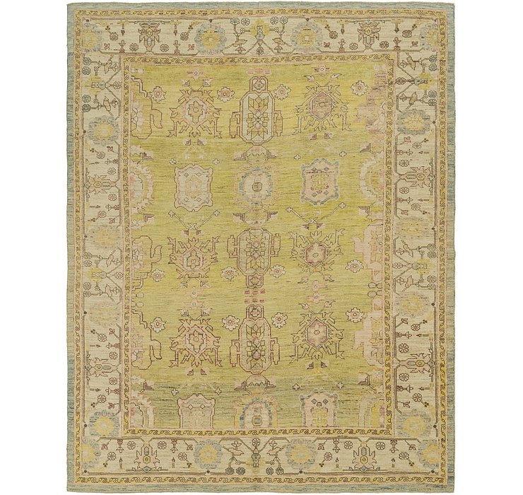 HandKnotted 11' 9 x 14' 7 Oushak Rug