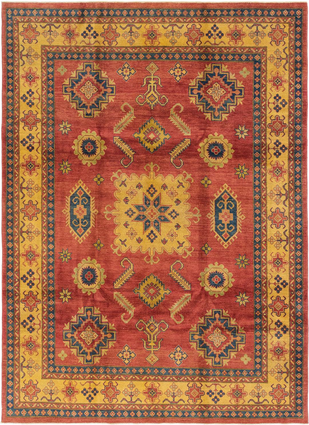 Red Unique Loom 8 X 11 Kazak Rug Oriental Rugs Com Main Unique Loom 8 X 11 Kazak Rug Photo