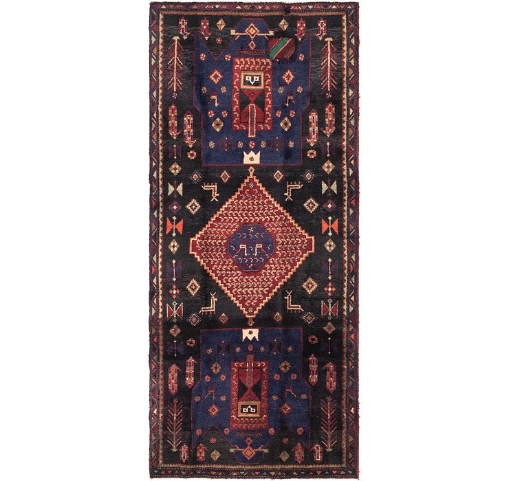 4' x 9' 7 Meshkin Persian Runner ...