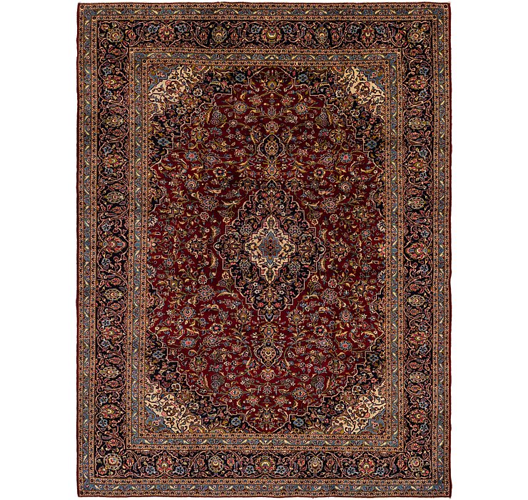 9' 10 x 13' Kashan Persian Rug