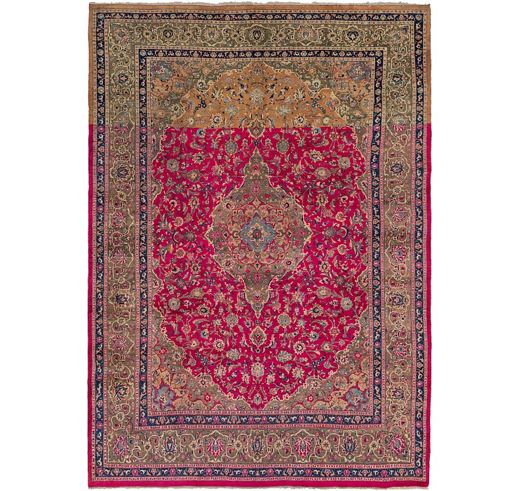 9' 10 x 14' Mashad Persian Rug