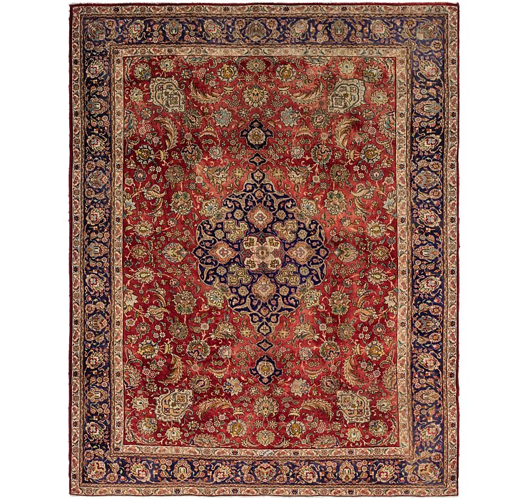 10' x 12' 6 Tabriz Persian Rug