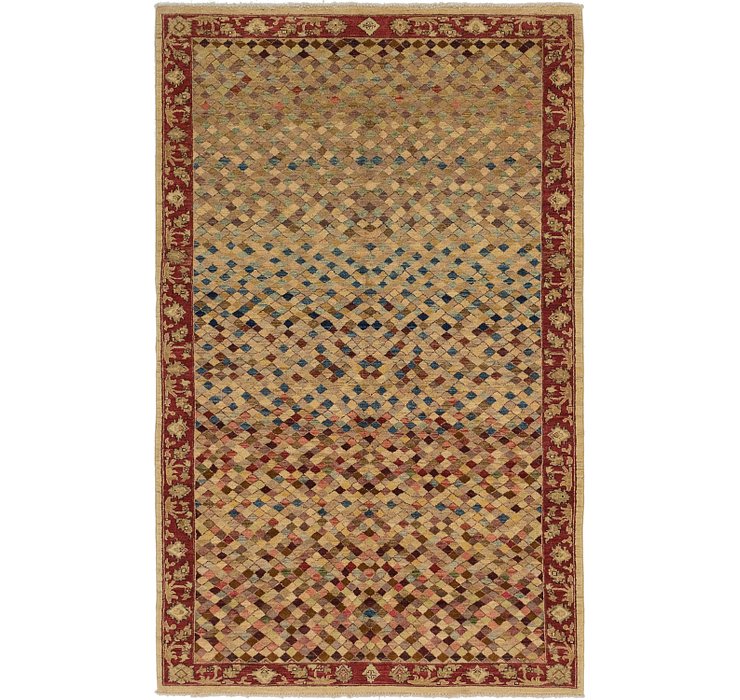 5' 5 x 8' 9 Kashkuli Gabbeh Rug