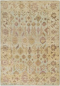 HandKnotted 13' x 19' Oushak Rug