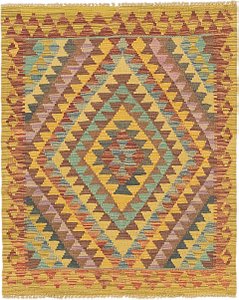 3' x 3' 6 Kilim Maymana Square Rug