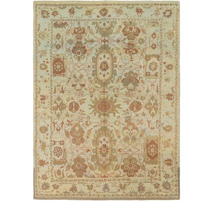 353cm x 483cm Oushak Rug