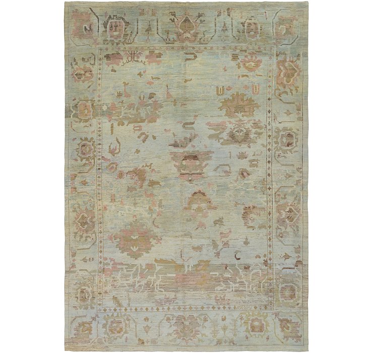 HandKnotted 12' 9 x 18' 9 Oushak Rug