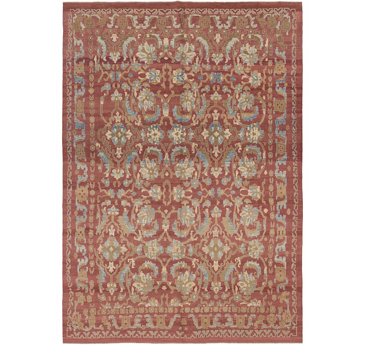 HandKnotted 12' 2 x 17' 9 Oushak Rug