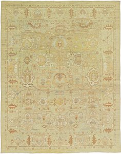 HandKnotted 11' 7 x 15' Oushak Rug