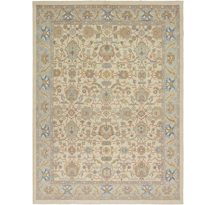 12' 4 x 16' 9 Oushak Rug