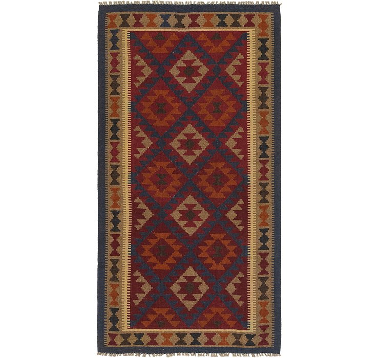 3' 5 x 6' 8 Kilim Maymana Rug